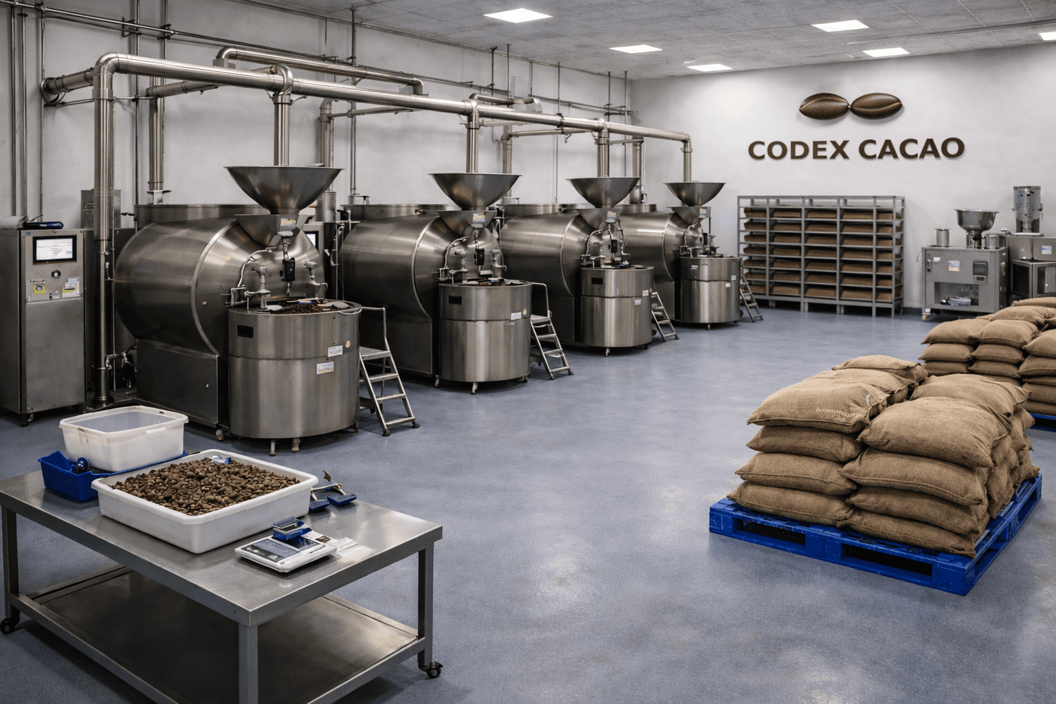 雲南基地｜焙煎・ニブ化・カカオリカー一次加工